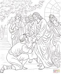 Download this running horse printable to entertain your child. Jesus Heals The Leper Coloring Page Free Printable Coloring Pages Coloring Home