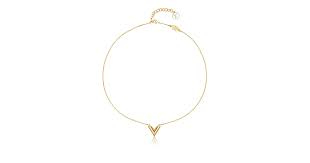 Fashion is always peering into the future. Essential V Necklace Sans Ligne Esthetique Accessories Louis Vuitton