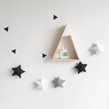 This cute and gentle decor will bring good mood, joy, beauty and cozy to your home. New Nordic Baby Room Handmade Nursery Star Garlands Christmas Kids Room Wall Other Home Decor Home Garden