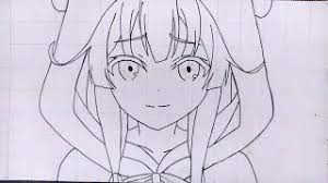 Image of 2019 gambar kartun muslimah terbaru kualitas hd. Speed Drawing Anime Kuma Kuma Bear Yuna How To Drawing Menggambar Anime Girl Easy Youtube