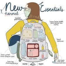New Normal Starter Pack Di 2020 Promosi Kesehatan Desain Pamflet Kartu Kertas