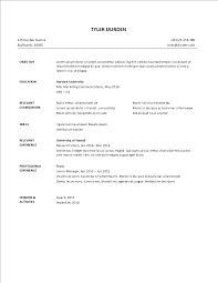 Another unique cv template with a beautiful design. Example Internship Resume Templates At Allbusinesstemplates Com