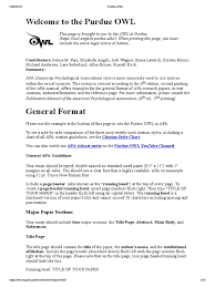 Apa style format, based on the apa publication manual. Purdue Owl Apa Style Digital Object Identifier Citation