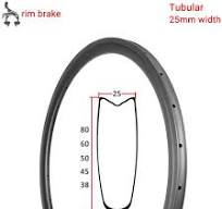 Jante Tubulaire Large En Carbone En Forme De U 700C Avec ...