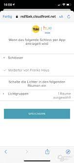 philips hue x yale linus the smart lock cannot control the light