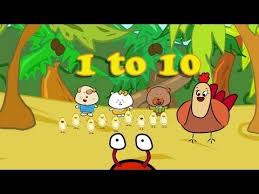 Numbers Song Counting From 1 10 The Singing Walrus English For Children Yl Esl Efl Youtube Counting Songs For Kids Preschool Songs Kids Songs