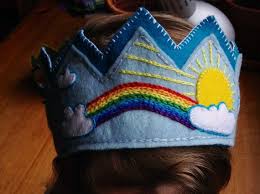 Handmade Birthday Crown For Boy Boy Or Girl Waldorf Birthday Crown Rainbow Fairy Crown Waldorf Birthday Crown Birthday Crown Diy Birthday Crown
