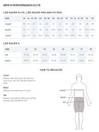 sizing charts