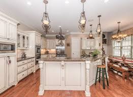 Antique White Kitchen Cabinet With Red Oak Antique White Kitchen Cabinets Antique White Kitchen Distressed Kitchen Cabinets