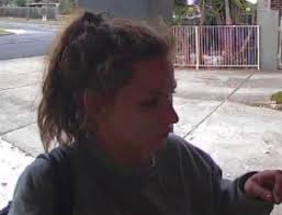 Does anyone recognise this woman? Trying numerous keys to unlock my front  door. Beware