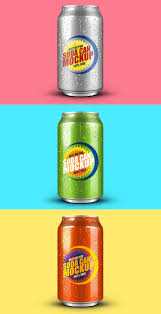 This scene was created in cinema 4d and rendered using otoy's octane render. Soft Drink Can Psd Mockup Graphicsfuel