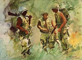 If you can ace this general knowledge quiz, you know more t. Us Gi Troopers In Vietnam Combat Art Military Art Vietnam