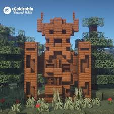 🌏 click and join my discord discord.gg/ywgfdy4. Goldrobin Minecraft Builder En Instagram I Was Inspired By Xevorel To Build This Viking Statue I Hope Y Minecraft Statues Minecraft Minecraft Projects
