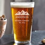 Engraved Personalized British Pint Glass Things Remembered