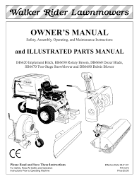 3497644 ignition switch wiring diagram disclaimer. Walker Db6680 Ih6620 Sb6670 Db6660 Rb6650 User Manual Manualzz