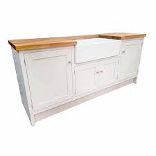 double belfast freestanding sink unit