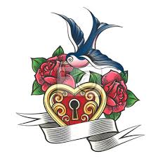 I love when lotus is centered/focused around our chakra locations such as the heart solar plexus or sacral area. Schlucken Mit Rose Und Herz Tattoo Fototapete Fototapeten Myloview De