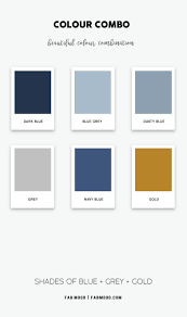 31 ideas of colors that work well with blue 1. Shades Of Blue And Grey Living Room Best Colour Combinations Fabmood