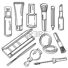 Cosmetic Products Collection Makeup Drawing Beauty Art Drawings Beauty Drawings
