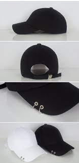 Double Ring Brim Baseball Cap Mixxmix Trending Boots Black Baseball Hat Korean Black