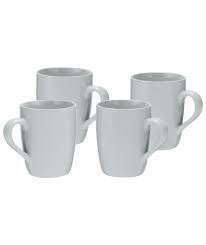 Buy Colourmatch Two Tone 4 Piece Mug Set Grey At Argos Co Uk Your Online Shop For Tea Sets Mugs And Accessories Mugs Set Mugs Stoneware Mugs