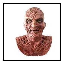 For Cosplay Mask Freddy Krueger Latex Realistic Terror.