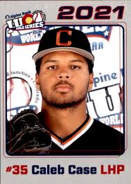 2021 Cowley Tigers Juco Cards #7 Caleb Case Stillwater Oklahoma OK Baseball  Card