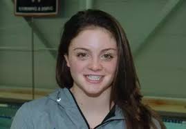 Danielle Laprine sets new school mark in the 1,000 yard freestyle