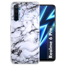 Nainz Marble Realme 6 Pro Printed Back ...