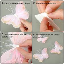 99 ($0.12/count) get it as soon as thu, aug 5. 16 Pieces Feather 3d Butterfly Wall Decals Gold Glitter Butterfly Decor Stickers For Room Home Nursery Classroom Offices Kids Girl Boy Bedroom Bathroom Living Room Decor Pink Pricepulse