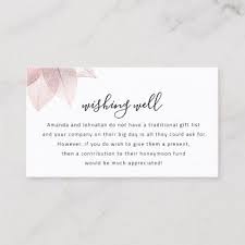 Wishing Well For Wedding Invitation Gift For New Zazzle Com Wedding Business Card Honeymoon Gifts Monetary Gift Wording Wedding