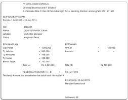 Berikut ini ialah sebuah contoh surat keterangan gaji. 9 Contoh Slip Gaji Karyawan Swasta Guru Perusahaan Pns Update