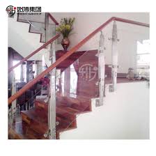 Watch this video from this old house to learn how to install a handrail. Glass Banister Kit Deck Railing With Metal Spindles China Stair Railing Stair Handrail Made In China Com