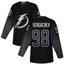 Adidas Nhl Mens Mikhail Sergachev Black Alternate Premier