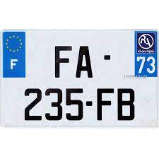 Si vous souhaitez changer votre plaque fni, gardez cependant à l'esprit que ce format n'est plus. Plaque Immatriculation Plastique 210 X 130 Mm Departement 37 Feu Vert