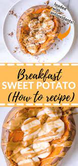 How To Make A Breakfast Sweet Potato Kroll S Korner Vegetarian Breakfast Recipes Sweet Potato Breakfast Plant Based Recipes Breakfast