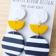 Pin By Mabyro On Caravanas Polymer Clay Jewelry Diy Clay Jewelry Diy Diy Clay Earrings
