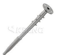 Flange Adjustable Galvanized Ground Screws Pile for Solar ...