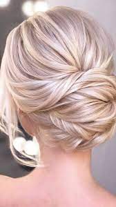 Simple Holiday Updos For Curly Or Straight Hair Long Hair Styles Blonde Updo Hair Styles