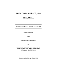 It explains all the rules and bubbles powers of the owner in your systematic formal representation. Fillable Online Ihh Healthcare Berhad Fax Email Print Pdffiller