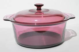 Corning Visions Pyrex Cranberry Teflon 5l Dutch Oven Casserole Pot W Lid Oven Casserole Dutch Oven Pyrex