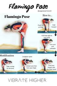 Flamingo Pose Yoga For Strength Yoga Tips Yoga Tutorial Quick Yoga Workout Quick Yoga Strength Yoga