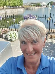 I'm 62, have very short , shaved at sides and back cut. Grows fast just  managable at 8 weeks ! Always colour it myself , cheaper