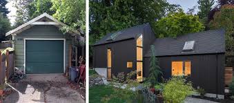 Avant Apres Ils Ont Transforme Un Vieux Garage En Maison Tout Confort Pour Leur Grand Mere Chalet Bois Maison Decoration Exterieur