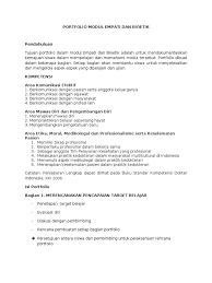 Kelompok kerja pengawas sekolah (kkps )uptd dikpora kecamatan banjarsarisurakarta. Format Isi Portofolio Panduan Mahasiswa