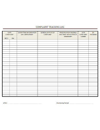 There are various ways to monitor the progress of issues using excel charts and pivot tables. 10 Complaint Log Templates In Doc Excel Pdf Free Premium Templates