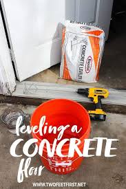 How To Level A Concrete Floor With Self Leveling Concrete Concrete Stained Floors Cement Floor Diy Concrete Floors