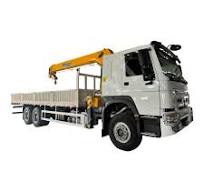 HOWO 6X4 Straight Arm Truck Mounted Crane 6 -15Ton Telescopic Boom Truck Mounted Crane truck tractor