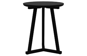 Tripod Tall Side Table Black Side Tables Under 300 Shop By Price Furniture Category Landing Tall Side Table Black Side Table Contemporary Side Tables