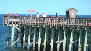 Flagler Beach Ocean Fishing Pier In Flagler County Florida